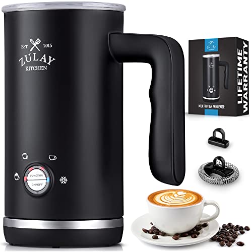 Zulay Kitchen 4in1 Milk Steamer Automatic Milk Frother Electric