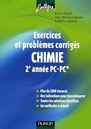 Chimie, 2e année PC-PC*