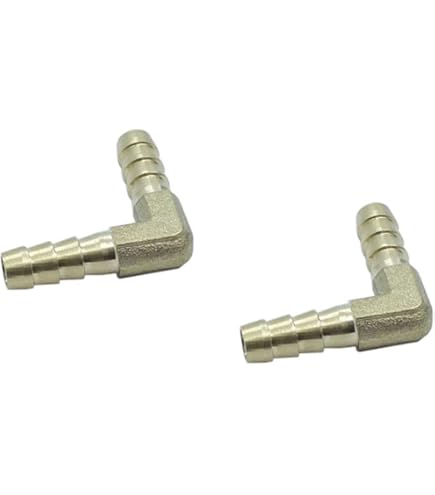 PATIKIL Raccord Cannelé Pour Tuyau Sanitaire De 1,27 Cm, Coude à 90 Degrés, Cannelé En Acier Inoxydable 304 à Double Extrémité Pour Brasserie, Cave Et équipement De Transformation Des Aliments