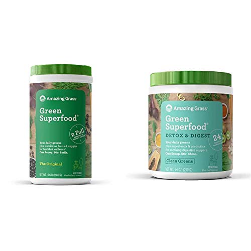 Buy Amazing Grass Green Superfood Super Greens Powder with Spirulina