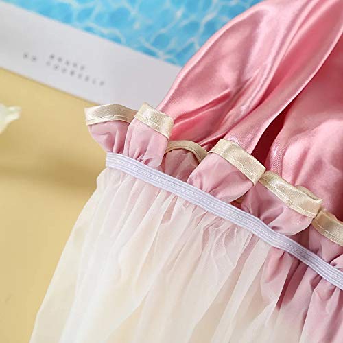 Microfiber Shower Cap Bath Cap - Shower Bonnet Designed for Women and Girls Waterproof Caps Reusable Double Layer Bath Accessories (3 Pack)