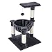 FEANDREA Cat Tree Condo House with Sisal Scratch Posts Kitty Furniture Grey UPCT68G