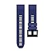 Wearable4U Garmin Fenix 5X 26mm Quick Release Easy Fit Silicone Replacement Watch Band for Garmin Fenix 5X, Quatix 3, Fenix 3 HR, Fenix 3, Tactix Bravo, Foretrex 601, Foretrex 701 (Navy Blue)