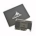 Martrams Carbon Fiber Credit Card Holder RFID Blocking Money Clip Wallet