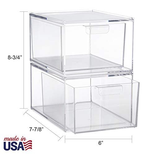 Stori Stackable Clear Plastic Coffee Pod And Tea Bag Organizer