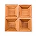 Wood Salad Bowl Set (Bamboo, Set Of 4) Best For Serving Salad, Pasta, Soup, and Fruit. Bowls Looks Absolutey Beautiful With Your Kitchen Setting. Pba Free/Eco-Friendly, By Midori Way