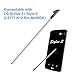 EMiEN Touch Stylus Pen Replacement Part for LG Stylus 3 (Stylo 3) LS777,K10 Pro,M400DK (Gray)