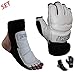 Sparring Set MMA Gloves Hand Foot Protector Taekwondo Sparring Gear for Martial Arts Punch Bag Kickboxing Foot Guards Karate Training Boxing Gloves Foot Gear for Men Women Kids XS-XL