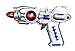Dreamgirl Unisex Intergalactic Sound & Light Costume Accessory, Galaxy Gun, Silver, One Size