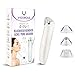 Blackhead Remover Vacuum– Dermal Care Pore Vacuum– Facial Kit With Video Guide– Face Cleaner– Men's and women's Skin Care– Acne and Dead Skin Remover– Comedo Suction– 4 Heads and 3 Strengths (white)