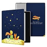 Ayotu Colorful Case for Kindle Oasis-(9th Gen, 2017 Release Only) Lightweight Premium PU Leather Cover with Auto Wake/Sleep, Strong Adsorption for All-New 7’’Kindle Oasis Case,KO-09 The Boy and Fox