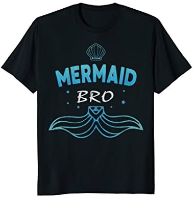Brother Mermaid Birthday Party Bro Shirt mens Gift Family