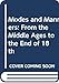 Modes and Manners: From the Middle Ages to the End of 18th by