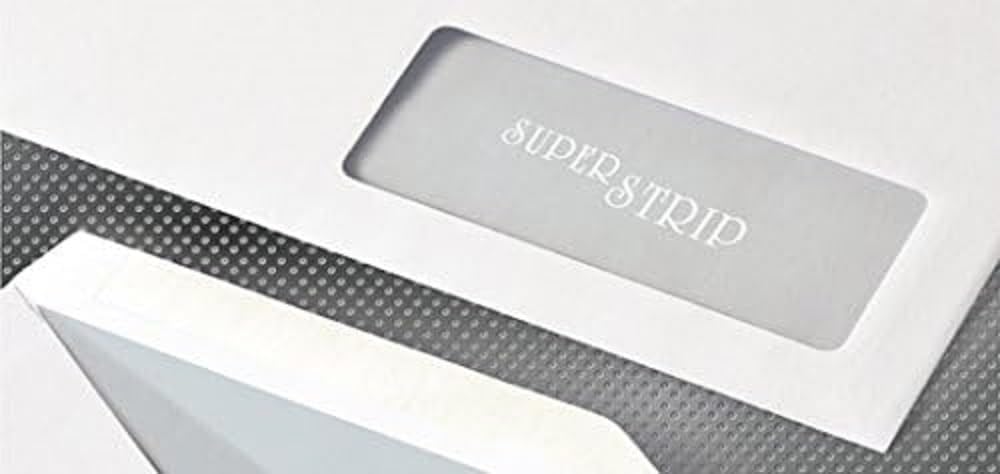 Blasetti Code 170 Envelopes 16 x 23 White Commercial Internal Graphite with Window Pack of 500