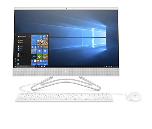 HP 24-inch All-in-One Computer, Intel Pentium Silver J5005, 8GB RAM, 1TB Hard Drive, Windows 10 (24-f0010, White) (Renewed)