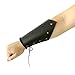 Armor Venue: Knights Leather Battle Arm Guard Bracers Medieval Armor Black One Size