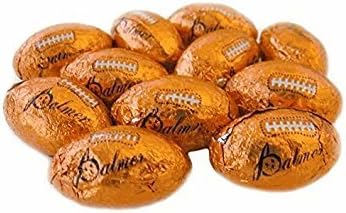 Chocolate Footballs Candy Made In The USA Bulk Candy Chocolate (3 Pound)
