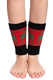 Avidlove Women Winter Leg Warmer Reindeer Crochet Knit Boot Socks