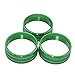 Audio Air Conditioning Button Cover Decoration Twist Switch Ring Trim Interior Accessories for Jeep Wrangler JK 11-18/ Patriot 10-17/ Compass 11-16/ Liberty 08-12,for Dodge Challenger 08-14 (Green)