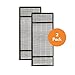 Filter-Monster – Replacement HEPA Filters, 2 Pack – Compatible with Honeywell HRF-H2 Filter H for HPA060, HPA160, HPA050, HPA150, HHT055, HHT155 Air Purifiers