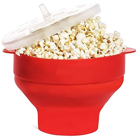 Amazon.com: Cuenco plegable de silicona para hacer palomitas ...