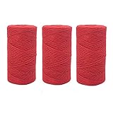 Quotidian 1000 Feet (c. 333 Yards) 2mm 3 ply Red