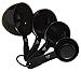 KitchenAid Plastic Measuring Spoon, Set of 5, Black