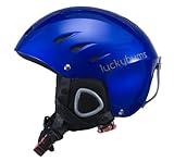 Lucky Bums Snow Sport Helmet with Fleece Liner, Blue, Large
