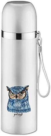 Owl White,Cool,Fashion,Style,Travel,Relaxation Bullet Vacuum Insulation Cup(350ml)