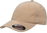 6997 Flexfit Low Profile Garment Washed Cotton Cap - Extra Extra Large (Khaki)