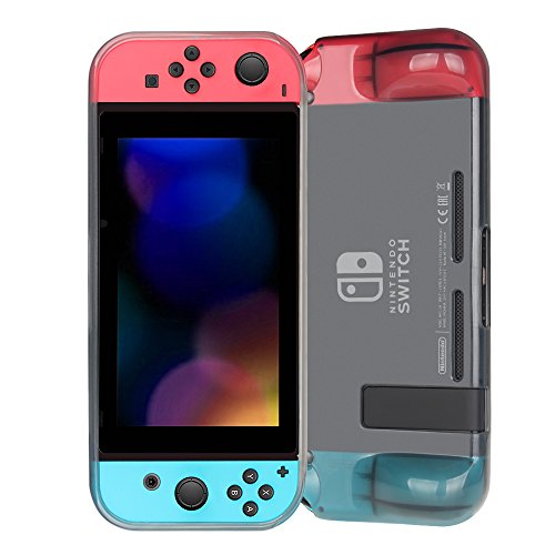 Fintie Grip Case for Nintendo Switch - Soft TPU Protective Cover with Anti-Scratch Shock Absorption Ergonomic Grip Design, Smoke Fintie Grip Case for Nintendo Switch - Soft TPU Protective Cover with Anti-Scratch Shock Absorption Ergonomic Grip Design, Smoke