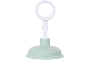 SHXXYLJH Sink Plunger,Mini Hand Drain Plunger,Small Force Pump Helper Unclogger Tool Clog Remover for Bathrooms,Kitchens,Sinks,Baths and Showers(Green,4.13Inch×6.5Inch)
