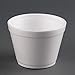 KC Commerce 12oz Foam Bowls With Lids ( 100 Set ) For Hot & Cold Food