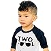 Olive Loves Apple Two Cool 2nd Birthday Shirt for Toddler Boys 2nd Birthday Shirt Boy 3/4 Sleeve Two Cool,Navy,2T
