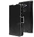 LEEGU Motorola Droid Turbo Ballistic Nylon Case, Flip Wallet Leather Case Soft Cover with Stand Card Holder for Motorola Droid Turbo (Only Fit Ballistic Nylon) XT1225 Black