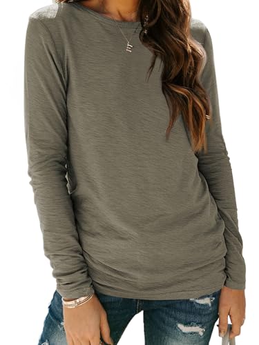 AUTOMET Long Sleeve Shirts for Women Business Casual Tops Fall Fashion Clothes Workout Plus Size Teacher School Outfits 2025