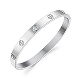 LOHOME Fashion Bracelets Cross Screw Bracelet for Womens/Mens/Lovers/Couples