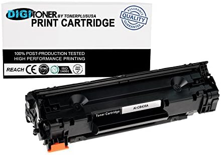 TonerPlusUSA Compatible CE285A CB435A CRG125 Toner Cartridge Replacement for HP 85A 35A 36A CB436A 125 for HP P1102w M1212NF M1217nfw P1505 M1522nf P1109w P1006 MF3010 [1 Pack,Black]