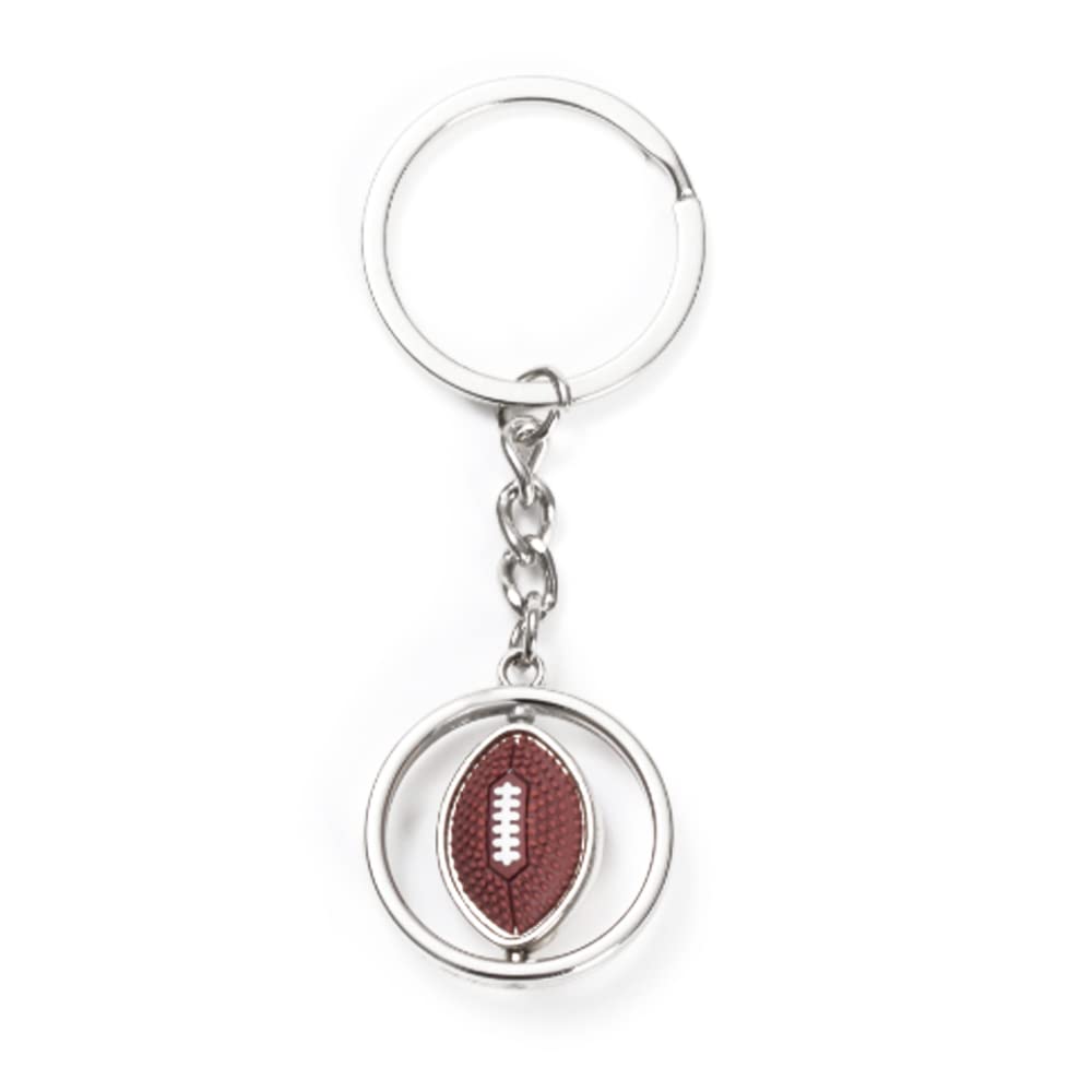 IKAAR Keyring Metal Keychain American football Pendant Key Ring Key Chain Gift for Women and Men