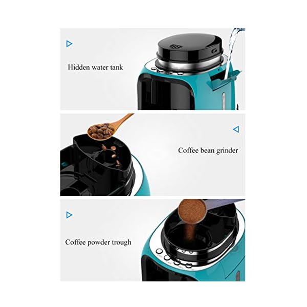 WGYDREAM Kaffeemaschine Kaffeevollautomat Kaffeemaschine Kleine Mahlzeit und Brauerei Automatische Kaffeemaschine… – Bild 7