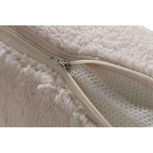 Sherpa Memory Foam Luxury Bed Pillow 24 In 16 In 8jlvz0700826