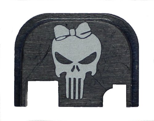 Rear slide cover plate laser engraved for glock pistols…