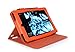rooCASE Kindle Fire HD 7 2014 Case, Dual View 2014 Fire HD 7 Folio Case with Sleep/Wake Smart Cover with Multi-Viewing Stand for Amazon Kindle Fire HD 72014, Orange
