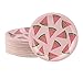 BLUE PANDA 80 Pack Pink Watermelon Paper Plates for Summer Baby Shower, 1st Birthday, One in a Melon Party Decorations (9 In) - Watermelon Birthday Decorations