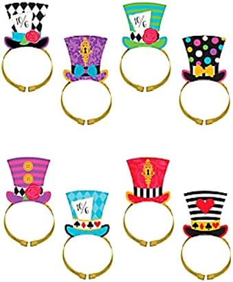 Mad Tea Party Paper Headbands (8ct)