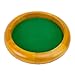 Wiz Dice 12-inch Felt-Lined Wooden Dice Trays (Round)