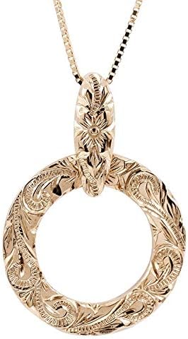 ハワイアンジュエリー メンズ 一部予約 ネックレス ピンクゴールド ペンダント ベネチアンチェーン キーリングデザイン 地金 リングネックレス 輪っか 18金 ハワイアンジュエリー メンズ 一部予約 ネックレス ピンクゴールド ペンダント ベネチアンチェーン キーリングデザイン 地金 リングネックレス 輪っか 18金