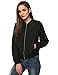 Zeagoo Womens Classic Quilted Jacket Short Bomber Jacket Coat