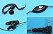 SUNDELY 2 X Clip Ear Headset/Earpiece Mic for Uniden GMR 2 Two Way Radio Walkie Talkie (122-061-0)