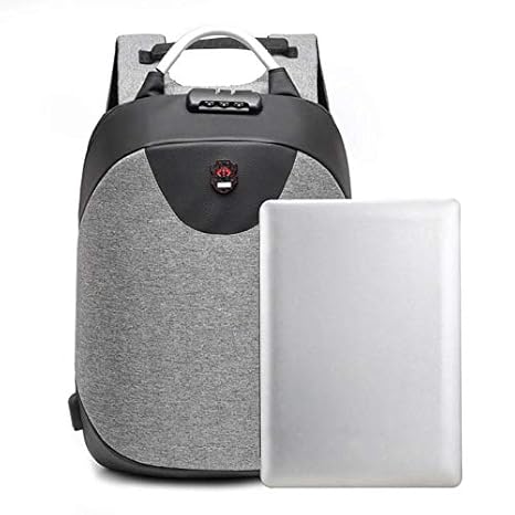 OneMoreT 2018 Riesiger solider Reiserucksack für Herren, Teenager, USB-Aufladung, Diebstahlschutz, für Schule, Studenten, Ruc